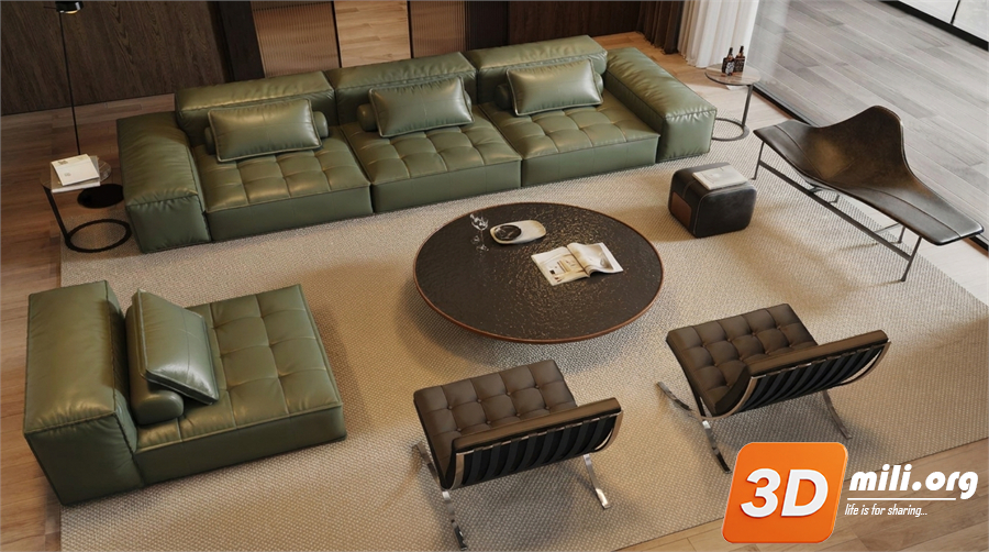 Sofa Minotti Skp Files 